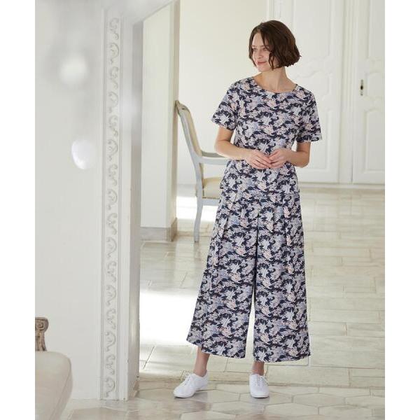 セットアップ 「WEB限定／M−LL3サイズ／コットン100％／上下セット／洗える」リヴィエラ柄 セ...