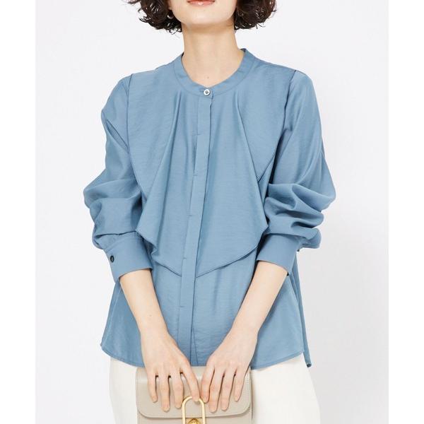 ブラウス シャツ 入学式 「一枚で華やぐ、エレガントな春ブラウス」レイヤードラッフルブラウス/春服/...