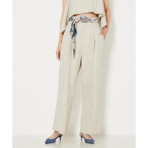 qualite（カリテ） パンツ フィブリルポプリンドロストパンツ