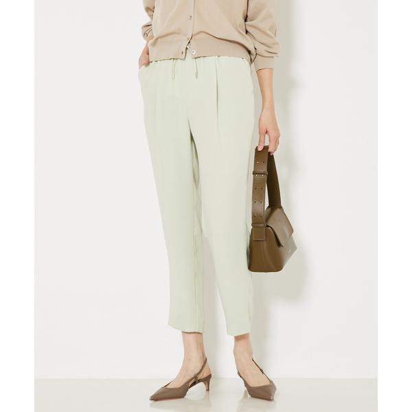 スラックス パンツ 卒園式 「楽ちん×キレイ見え」トルコサテンドロストパンツ「セットアップ対応」 レ...