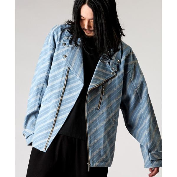 革ジャン ライダース 「NO ID.」JQ Denim Big Riders Jacket / JQ...