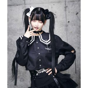 アミリージュ Amilige ロゴ裾 ZIP 半袖カットソー パーカー ブラック Amiligeロゴ裾ZIP半袖カットソーパーカー– A AM STUDIO