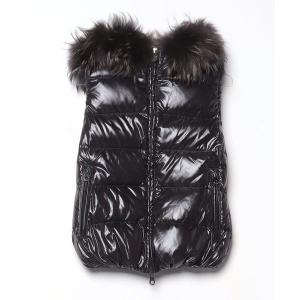 「DUVETICA」 ダウンベスト 38 ブラック レディース