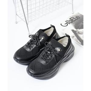 スニーカー KITSON KITSON キットソン 厚底 ウェッジソール 軽量 レースアップ ニットスニーカー レディース