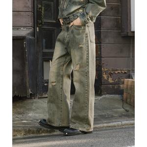 ジーンズ McGREGOR MODERN/マックレガーモダン センターシーム ストレートデニムパンツ メンズ