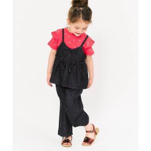セットアップ 「ジュニア対応」リボンビスチェ＆フリルタックパンツ2Pセット キッズ 子供服 女の子｜ZOZOTOWN Yahoo!店