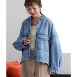 CAPRICIEUX LE'MAGE デニムショートジャケット セットアップ対応】ショートデニムジャケット | CAPRICIEUX LE