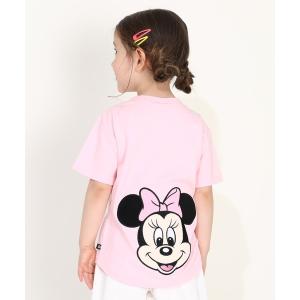 tシャツ 「綿100％」 ディズニー バックキャラクターワッペンTシャツ 0304K キッズ 子供服 男の子 女の子