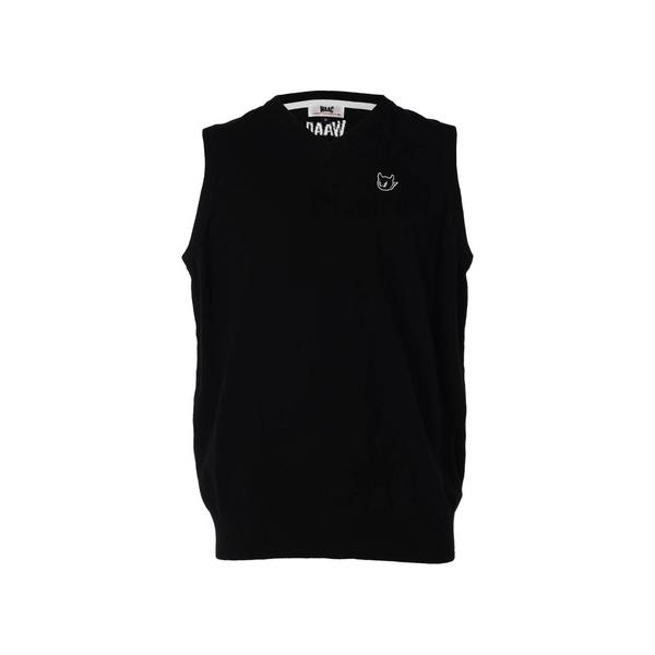 ベスト ジレ MENS ソフトタッチベーシックニットベスト メンズ