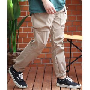 カーゴパンツ 撥水ストレッチ ジョガー