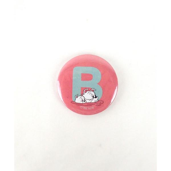 バッジ TOM and JERRY×Flapperアルファベット缶バッチ