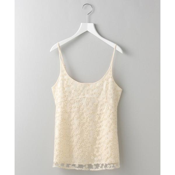 キャミソール フラワーシシュウキャミ