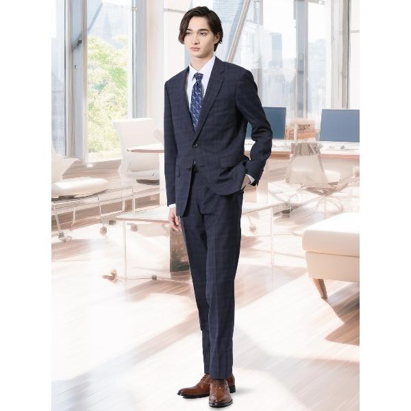 セットアップ 「ウール混 ストレッチ 袖裏キュプラ」m.f.エディトリアル メンズ 2ボタン2ピース...