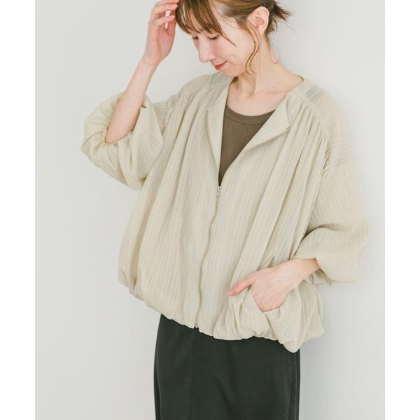 ブルゾン アウター バルーンスリーブブルゾン レディース