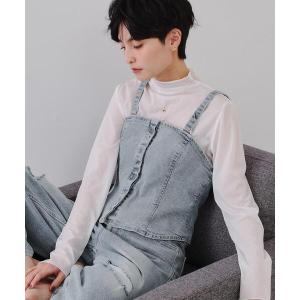 Dickies（ディッキーズ） チューブトップ ベアトップ デニムビスチェ