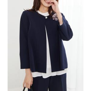 ジャケット テーラードジャケット 「Ｃ／Ｓ」パール付袖フレアージャケット レディース