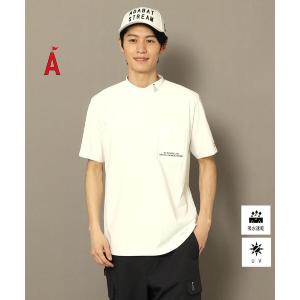 tシャツ UVカット/吸水速乾 モックネックポケットT メンズ