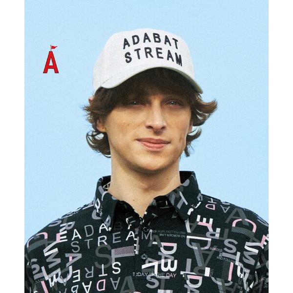 キャップ 帽子 ADABAT STREAM ロゴキャップ メンズ