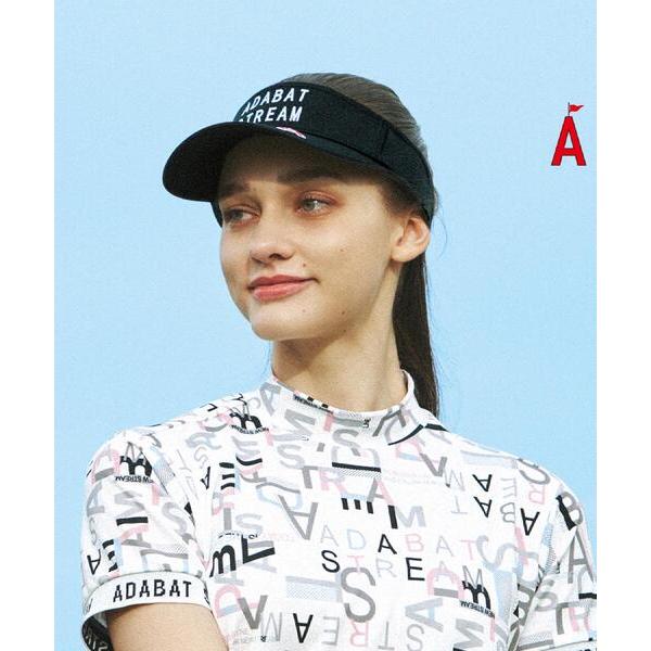 サンバイザー ADABAT STREAM ロゴバイザー レディース