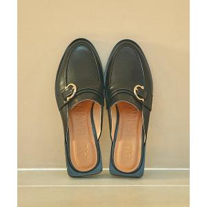 ローファー ローファーモチーフミュール レディース