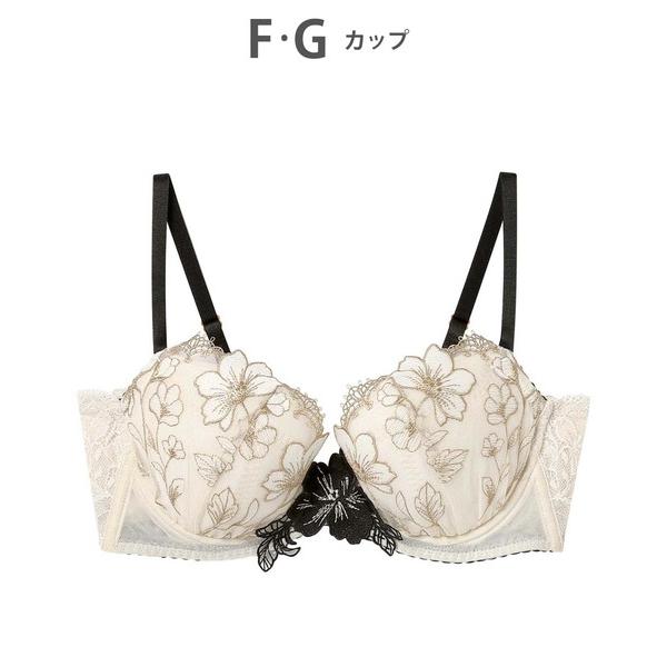 ブラジャー 「長時間、バストをしっかりホールド・脇高・まる胸メイク」ホールドデイブラ　F-Gcup