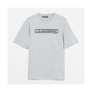 tシャツ 「J.LINDEBERG/GOLF」グラフィックロゴプリント半袖Tシャツ メンズ