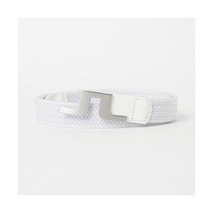 ベルト 「J.LINDEBERG/GOLF」ブリッジバックル編み込みベルト レディース