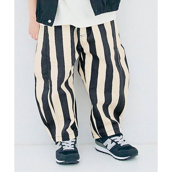 パンツ 「ジュニア対応」イロチ買いしたい総柄ツイルバレルレッグパンツ キッズ 子供服 男の子 女の子