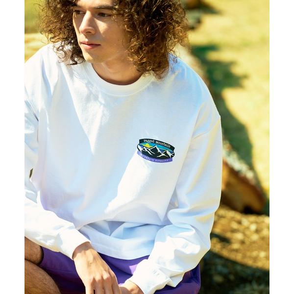 tシャツ 「RAGGED MOUNTAIN/ラギットマウンテン」ワンポイントロゴプリントロンT メン...