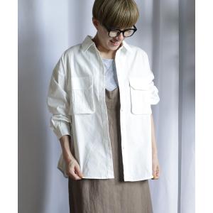 ブラウス シャツ メッシュ切替オーバーシャツ レディース