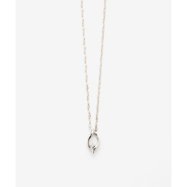 ネックレス K10 ホワイトゴールド ダイヤモンド ネックレス BLOOM/ブルーム WEB限定 レ...