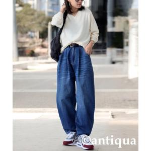 セットアップ コーデセット  カシミヤタッチニット×サーカスデニムパンツ レディース