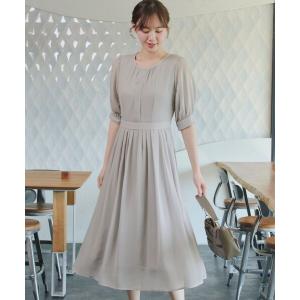 Tiaclasse ワンピース 半袖 シフォンワンピース : ZOZOTOWN Yahoo!店