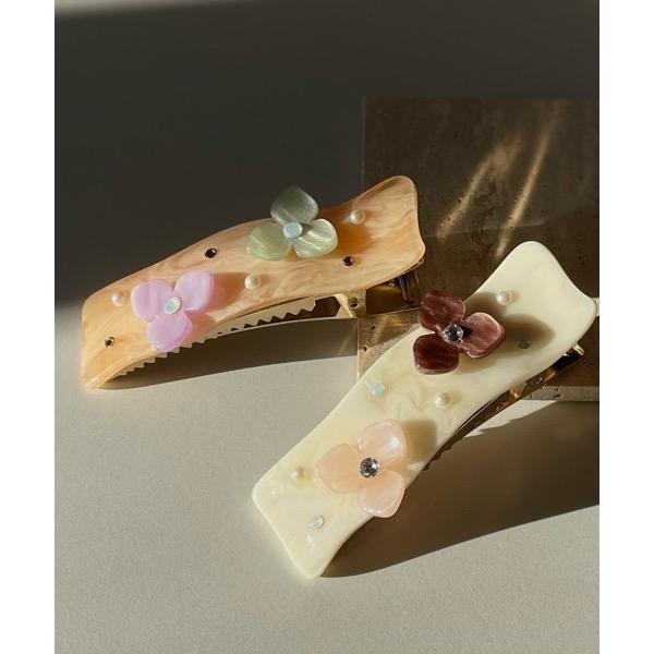 ヘアクリップ KuKuLu TOKYO/フラワービジューヘアクリップ