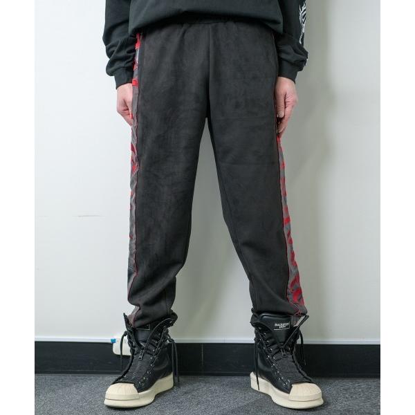 パンツ PIRATES OF DEATH(パイレーツ オブ デス)サイドロゴ刺繍  ジョガーパンツ「...