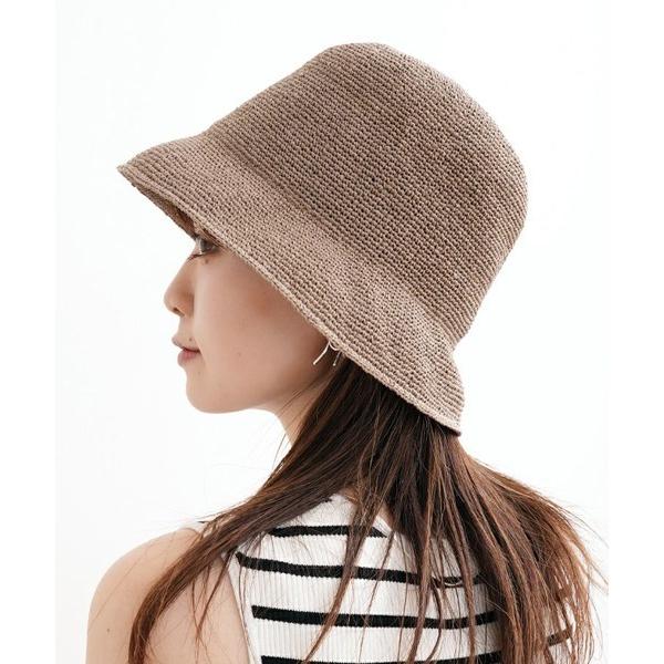 帽子 ハット paper basic crochet hat／ペーパーベーシック かぎ針編みハット ...