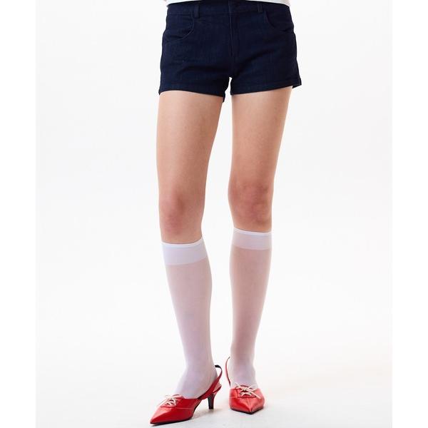 ジーンズ デニム デニムパンツ IM DENIM STAR PATCH SHORTS レディース