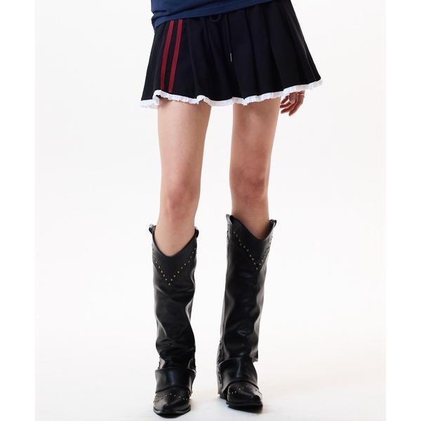 スカート IM SHORT PLEATS SKIRT