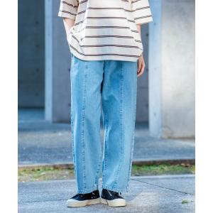 ジーンズ デニム デニムパンツ 「 D.M.G / ディーエムジー 」 10ozムラ糸デニム アーモンドパンツ レディース