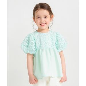 ブラウス シャツ 「プチレディ」フラワーチュールブラウス キッズ 子供服 女の子