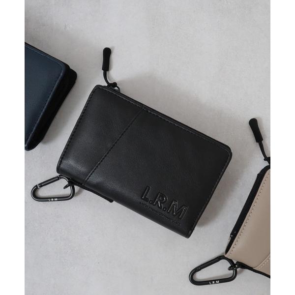 財布 L.R.M TPUプリント切替ミドル財布 メンズ レディース