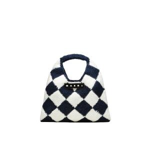 「MARNI MARKET」 ハンドバッグ FREE ネイビー レディース