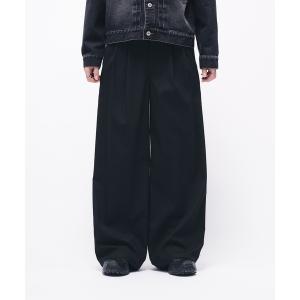 スラックス ASSORTED 2 TUCK WIDE SLACKS / アソート2タックワイドスラックス (ストライプ、無地、チェック) メンズ