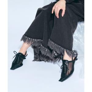 パンプス 「EVOL×Ezick」コラボチュールミュール