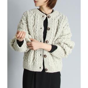 「TITE IN THE STORE」 ニットカーディガン 38 オフホワイト レディース