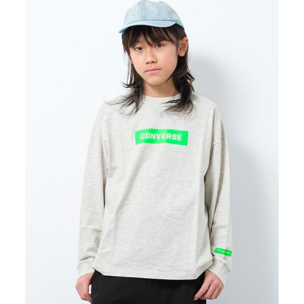 tシャツ CONVERSE 別注CONVERSEネオンプリントロングTシャツ キッズ 子供服 男の子