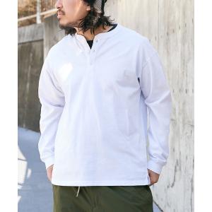 tシャツ 「Goodwear」ヘンリーネックBIGロンT メンズ