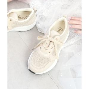 スニーカー 「Bridget Birkin」ラメレーススニーカー(555046) レディース
