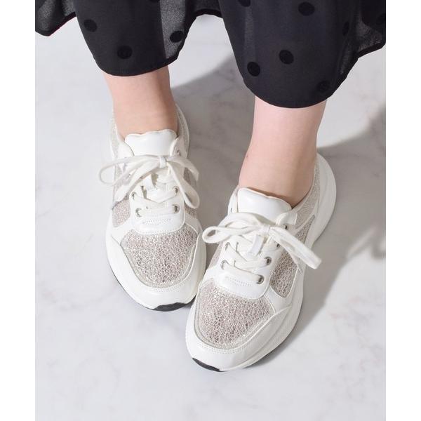 スニーカー 「Bridget Birkin」ラメレーススニーカー(555046) レディース