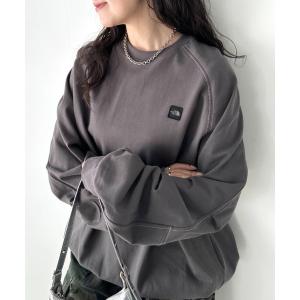 トレーナー スウェット 国内未発売 THE NORTH FACE(ザ・ノースフェイス)/ワンポイント ボックスロゴ刺繍 オーバーサイズ スウェット/M